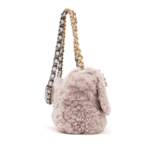 Chanel Rare Shearling 19 Classic Flap - Picture 5 of 11